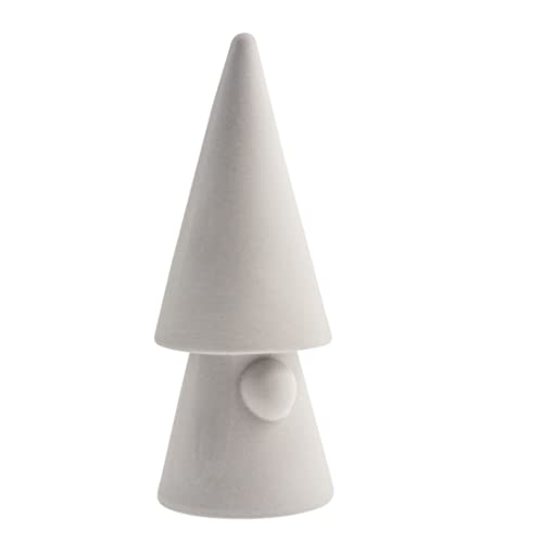 Storefactory - Weihnachtsmann - Evert - Keramik - Farbe: weiß - 6 x 6 x 14 cm von Storefactory