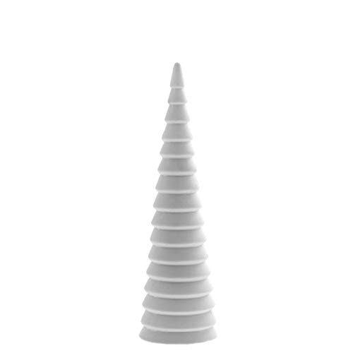 Storefactoy - Granliden - Baum - Dekobaum - Weihnachtsbaum - Keramik - weiß - 8 x 8 x 26 cm von Storefactory