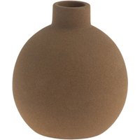 Vase Albacken round brown von Storefactory