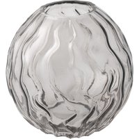 Vase Malmbäck glass grey Ø 13 cm von Storefactory