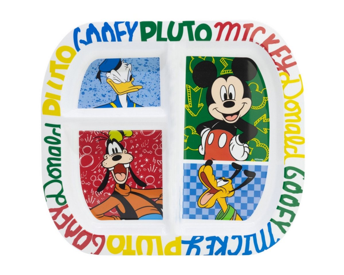 Storline Frühstücksteller Disney Mickey Mouse rechteckig mit 3 Fächern Mikrowellengeeignet Storline Frühstücksteller Disney Mickey Mouse rechteckig mit 3 Fächern Mikrowellengeeignet von Storline