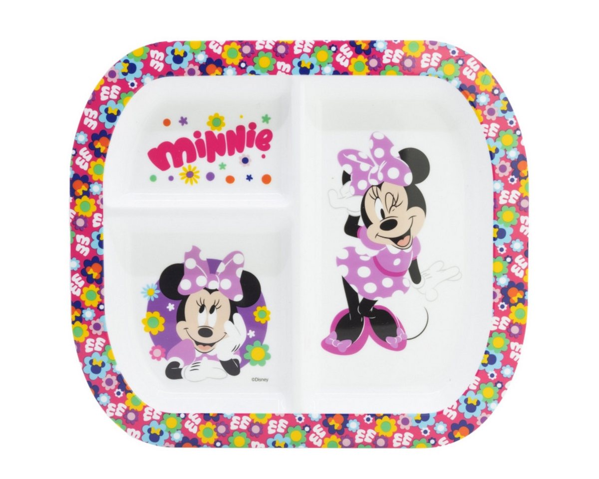 Storline Frühstücksteller Disney Minnie Mouse rechteckig mit 3 Fächern, Mikrowellengeeignet Storline Frühstücksteller Disney Minnie Mouse rechteckig mit 3 Fächern, Mikrowellengeeignet von Storline