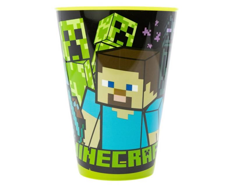 Storline Kinderbecher Minecraft 430 ml Trinkbecher für Kita & Frühstück, Plastik Storline Kinderbecher Minecraft 430 ml Trinkbecher für Kita & Frühstück, Plastik von Storline