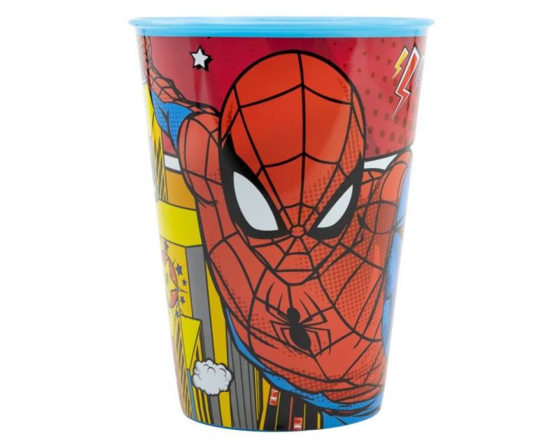 Storline Kinderbecher Spiderman 260 ml Trinkbecher für Kita & Frühstück, Plastik von Storline