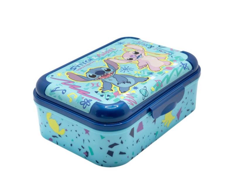 Storline Lunchbox Lilo & Stitch Brotdose Kinder Lunchbox mit Deckel – bruchsicher & bunt, (1x Deckel, 1x Box) von Storline