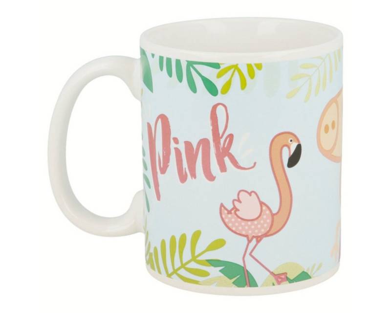 Storline Tasse Peppa Pig Tasse 325ml – Pink Flamingo Geschenkset für Kinder, Keramik von Storline