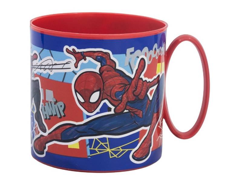 Storline Tasse Spiderman Mikrowellengeeigneter Kunststoffbecher 390 ml, Plastik Storline Tasse Spiderman Mikrowellengeeigneter Kunststoffbecher 390 ml, Plastik von Storline