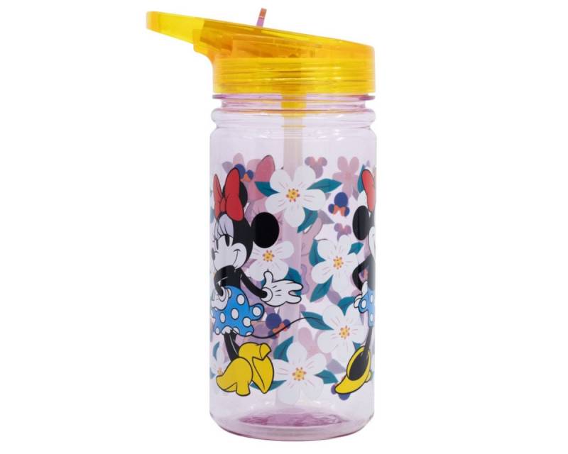Storline Trinkflasche Disney Minnie 475 ml Kinderflasche mit Klappdeckel & Griff von Storline