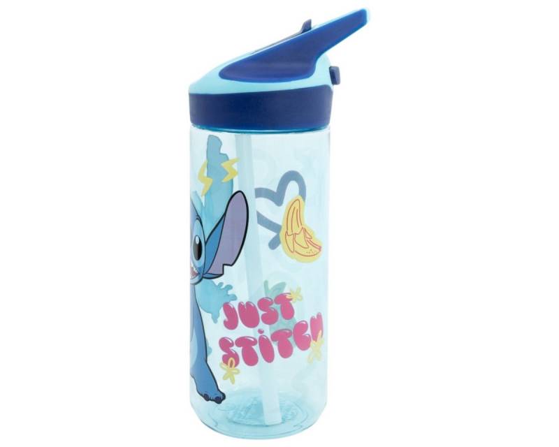 Storline Trinkflasche Lilo & Stitch 620 ml Premium Schule & Freizeit mit Druckknopfdeckel von Storline