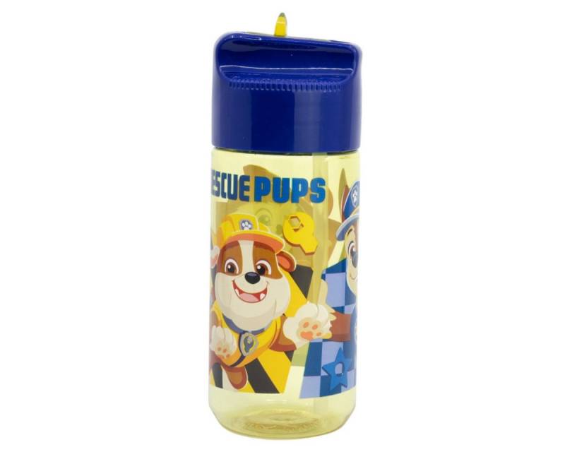 Storline Trinkflasche Paw Patrol für Kinder 430 ml mit praktischem Strohhalm von Storline