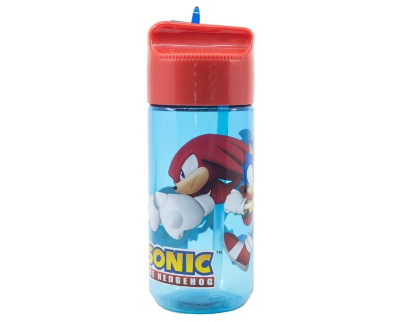 Storline Trinkflasche Sonic 430 ml mit Klappdeckel für Kinder und Fans Storline Trinkflasche Sonic 430 ml mit Klappdeckel für Kinder und Fans von Storline