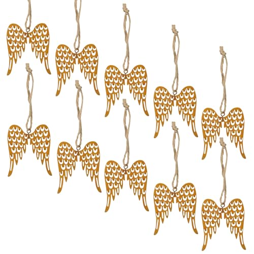 Engelsflügel Rostoptik 10er Set - Basteln, Dekoration, Baumhänger - Filigrane Metallflügel - Rustikale Weihnachtsdeko - Winterdeko Engelsflügel Rostoptik 10er Set - Basteln, Dekoration, Baumhänger - Filigrane Metallflügel - Rustikale Weihnachtsdeko - Winterdeko von Storm's Gartenzaubereien