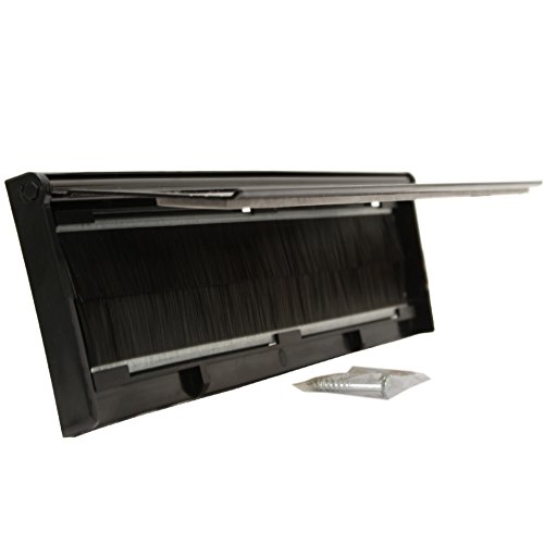 Stormguard 06SR0310000W Briefkasten-Bürstenetui für den Innenbereich aus Metall mit Deckel, schwarz, 293 x 77 mm Stormguard 06SR0310000W Briefkasten-Bürstenetui für den Innenbereich aus Metall mit Deckel, schwarz, 293 x 77 mm von Stormguard