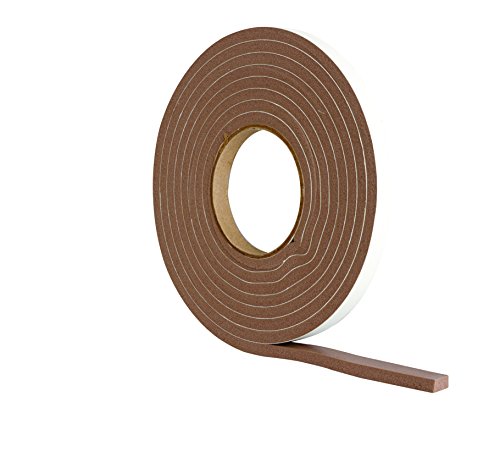 Extra dicke Zugluftstopper Strip ( 3,5 m Brown Gummischaum für Lücken 4-7mm ) von Stormguard