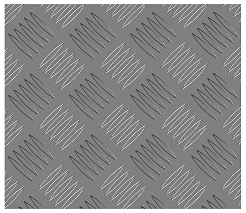 STORMGUARD 18AM034 Riffelblech, Aluminium, 500 x 250 x 2 mm, 2 Stück von Stormguard