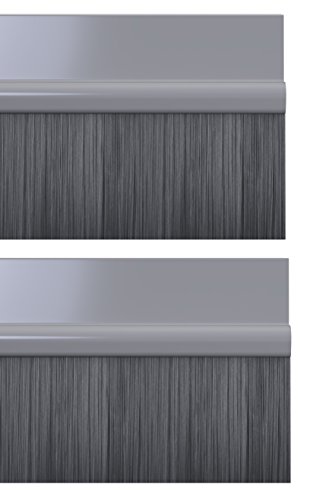 STORMGUARD BDS Türbodendichtung selbstklebend Zugluftdichtung Zugluftdichtung grau 1 m 2 Stück 02AM0031000GR von Stormguard