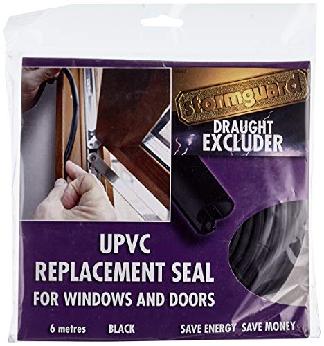 Stormguard 6 Meter Schwarz uPVC Universal Ersatz Dichtung für Fenster oder Tür Stormguard 6 Meter Schwarz uPVC Universal Ersatz Dichtung für Fenster oder Tür von Stormguard