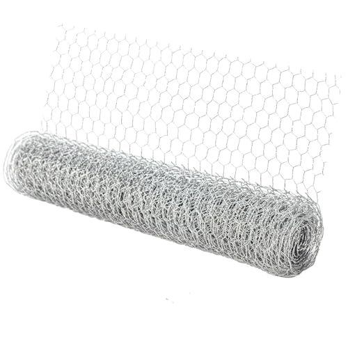 0.4 x 5 m Maschendraht Verzink, Kaninchendraht, Hasendraht Drahtzaun, Hühnerdraht Feinmaschig, Dechseckgeflecht für Tierzäune, Handwer ksartikel, Gemüsegarten, Heimwerker und Heimdekore 0.4 x 5 m Maschendraht Verzink, Kaninchendraht, Hasendraht Drahtzaun, Hühnerdraht Feinmaschig, Dechseckgeflecht für Tierzäune, Handwer ksartikel, Gemüsegarten, Heimwerker und Heimdekore von Stormshopping