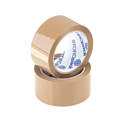 Storopack – 6 Rollen PP Klebeband, braunes Packband, 50mmx66m, leise abrollend, lange Lebensdauer, gute Klebekraft, reißfest - 50my von Storopack