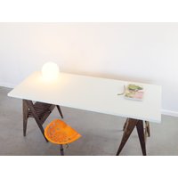 Handgefertigter Trestles Tisch, Büroschreibtisch von StorqueStudios