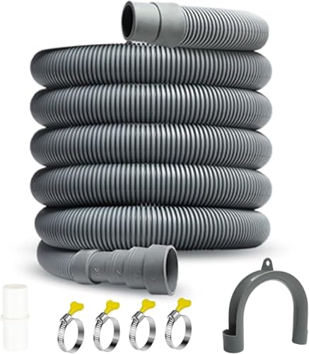 Storystore Ablaufschlauch Verlängerung, 1.5m Universal Waschmaschinenschlauch Verlängerung mit Bügel Verbinderl und Schlauchschellen, Waschmaschinen Geschirrspüler Abwasserschlauch Verlängerung Set Storystore Ablaufschlauch Verlängerung, 1.5m Universal Waschmaschinenschlauch Verlängerung mit Bügel Verbinderl und Schlauchschellen, Waschmaschinen Geschirrspüler Abwasserschlauch Verlängerung Set von Storystore