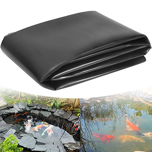 Storystore Teichfolie, Schwarz HDPE Teichfolien Schwerlast, 0.5mm Stärke 2x3m Dichtungsfolie Teichmembran Gartenteich Teichplane für Fischteiche, Brunnen, Wassergarten und Wasserfall von Storystore