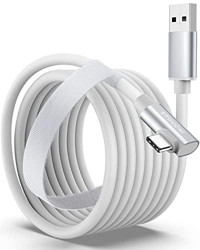 5m Link Kabel,Kompatibel mit Meta/Oculus Quest3/Quest2/Pro PICO 4 PC Steam VR,Stouchi Virtual Reality Headset Kabel,Hochgeschwindigkeits PC Datenübertragungs,USB 3.0 auf USB C Kabel für Gaming PC 5m Link Kabel,Kompatibel mit Meta/Oculus Quest3/Quest2/Pro PICO 4 PC Steam VR,Stouchi Virtual Reality Headset Kabel,Hochgeschwindigkeits PC Datenübertragungs,USB 3.0 auf USB C Kabel für Gaming PC von Stouchi