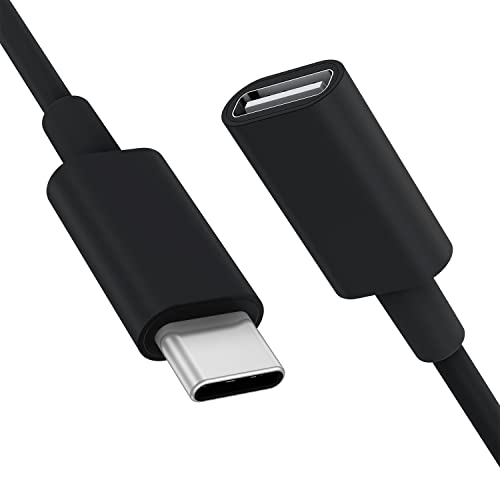 Stouchi USB C Verlängerungskabel für Magsafe Ladegerät Typ C Verlängerung für Stecker/Buchse 9V 3A für Mag safe 480Mbit/s Datenübertragung Kompatibel mit Magsafe Charger i Phone 16/15 (1M)-Schwarz von Stouchi