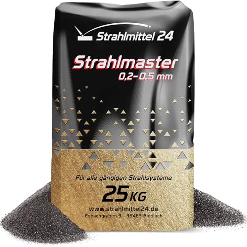 Samore 0,5-2,0 mm 25 kg Strahlmittel Strahlmaster Sandstrahlen Strahlgut von Samore