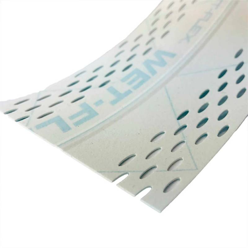 Strait-Flex Kantenprofil Wet-Flex 100 8x Rolle 30,5m Papier Grau von Strait-Flex
