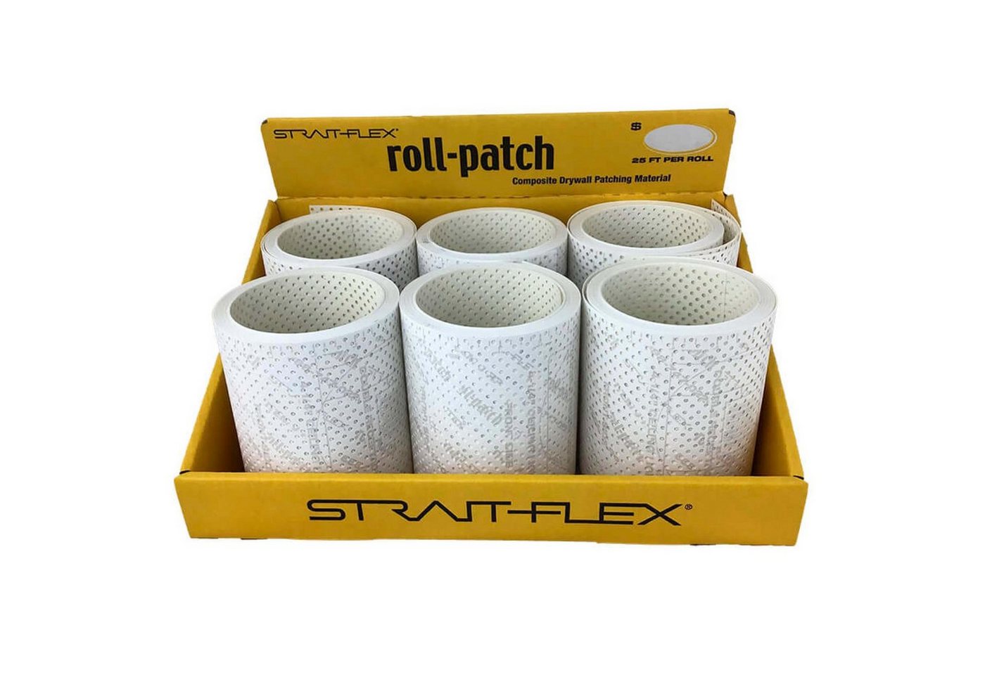 Strait-Flex Profil (Kantenprofil Roll-Patch 5.5, 6-St), für Reparaturen im Trockenbau, Reparatur-patch, Trockenbau Gipskarton von Strait-Flex