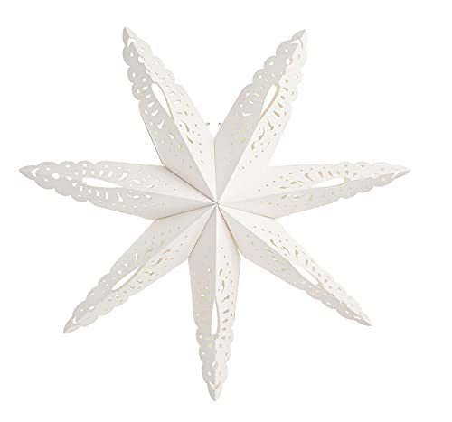 Strala IKEA Leuchtenschirm, Schneeflocke 70 cm Fensterdekoration Weihnachtsstern *excl Aufhänger von Strala