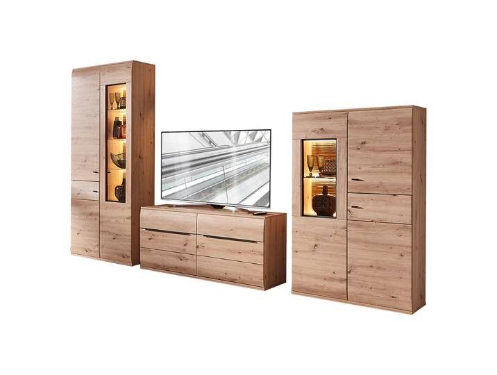 Stralsunder Breege Wohnkombination EB34505 bestehend aus Vitrine Lowboard und Highboardvitrine Dekor Alteiche Nachbildung Stralsunder Breege Wohnkombination EB34505 bestehend aus Vitrine Lowboard und Highboardvitrine Dekor Alteiche Nachbildung von Stralsunder-Möbelwerke