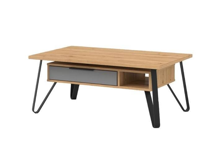 Stralsunder Couchtisch mit Schublade XZ1 mit Metallgestell Farbausführung und Größe wählbar Wohnzimmertisch versandkostenfrei von Stralsunder-Möbelwerke