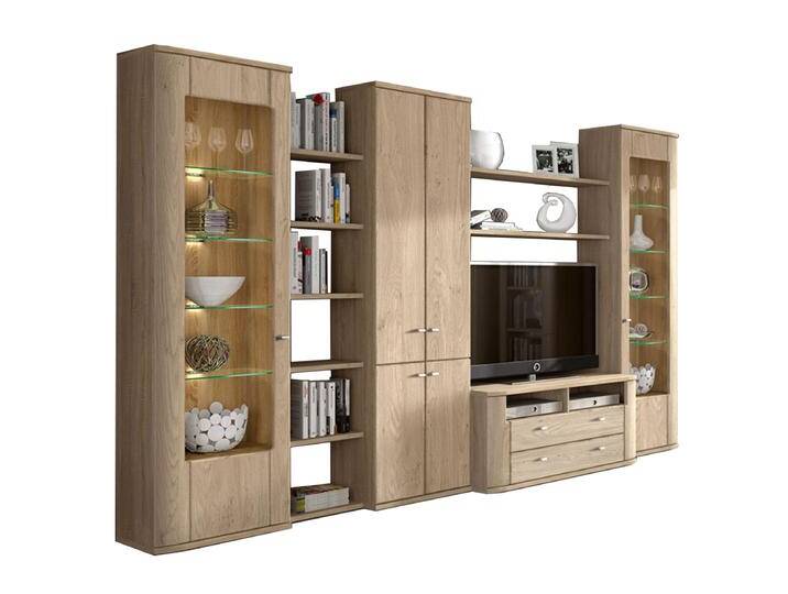 Stralsunder Plano 2 Wohnwand EB110 mit Vitrinen TV-Unterschrank Wandboarden und Regalelementen für Ihr Wohnzimmer Beleuchtung optional wählbar Stralsunder Plano 2 Wohnwand EB110 mit Vitrinen TV-Unterschrank Wandboarden und Regalelementen für Ihr Wohnzimmer Beleuchtung optional wählbar von Stralsunder-Möbelwerke