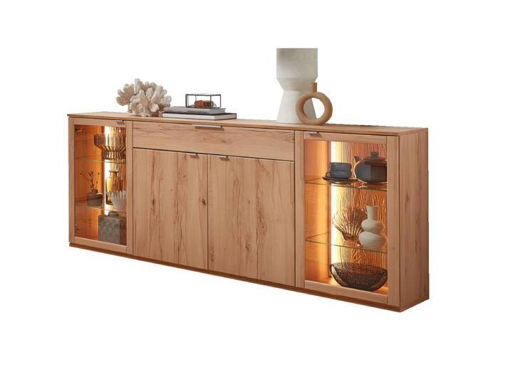 Stralsunder Sideboard Baabe C18065 braun mit zwei Glastüren sowie zwei Holztüren und 1 Schublade Dekor wählbar versandkostenfrei bestellen Stralsunder Sideboard Baabe C18065 braun mit zwei Glastüren sowie zwei Holztüren und 1 Schublade Dekor wählbar versandkostenfrei bestellen von Stralsunder-Möbelwerke