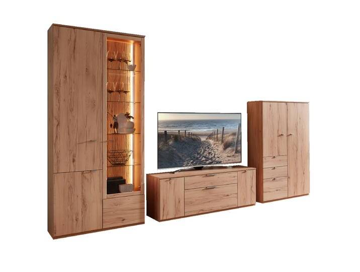 Stralsunder Wohnwand Baabe EB34501 braun in vier Dekoren wählbar 3-teilige Wohnwand mit viel Stauraum versandkostenfrei online bestellen Stralsunder Wohnwand Baabe EB34501 braun in vier Dekoren wählbar 3-teilige Wohnwand mit viel Stauraum versandkostenfrei online bestellen von Stralsunder-Möbelwerke