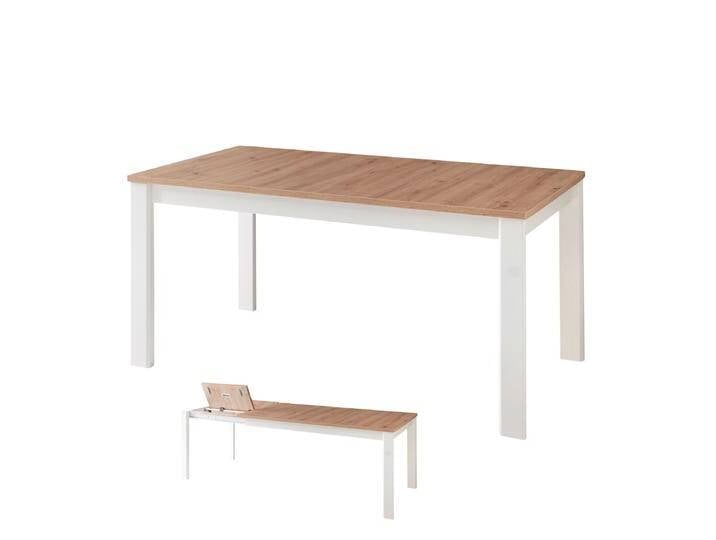 Stralsunder zweifarbiger Esstisch ausziehbar TEF mit Vierfußgestell und aufklappbarer Einlegeplatte für Ihr Esszimmer Dekor und Größe wählbar Stralsunder zweifarbiger Esstisch ausziehbar TEF mit Vierfußgestell und aufklappbarer Einlegeplatte für Ihr Esszimmer Dekor und Größe wählbar von Stralsunder-Möbelwerke