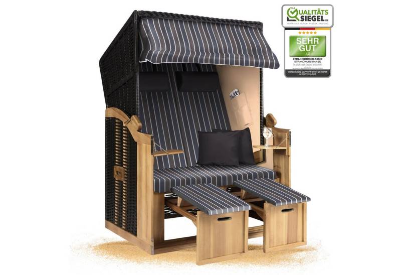 Strandkorb Hanse Strandkorb Strandkorb 2-Sitzer Ostsee Volllieger Beige Anthrazit, BxTxH: 120x80x160 cm, Ostsee Volllieger, Ostsee 2-Sitzer Modell 2025, Stabiles Wacholder mit handgefertigtem Polyrattangeflecht Strandkorb Hanse Strandkorb Strandkorb 2-Sitzer Ostsee Volllieger Beige Anthrazit, BxTxH: 120x80x160 cm, Ostsee Volllieger, Ostsee 2-Sitzer Modell 2025, Stabiles Wacholder mit handgefertigtem Polyrattangeflecht von Strandkorb Hanse