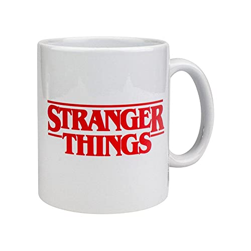 Stranger Things Tasse (Logo Design) 325ml Keramik-Kaffeebecher, Kaffeetasse - Offizielles Lizenzprodukt von Stranger Things
