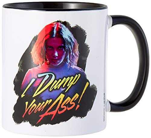 Stranger Things - Tasse aus Keramik, 11oz/315 ml (I Dump Your Ass), mehrfarbig von Pyramid International