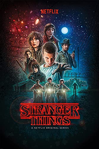 Stranger Things Poster Winona Ryder (61cm x 91,5cm) + 2 St. transparente Posterleisten mit Aufhängung von Stranger Things