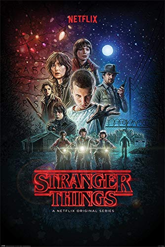 Stranger Things Poster Winona Ryder (61cm x 91,5cm) + 2 St. transparente Posterleisten mit Aufhängung von Stranger Things