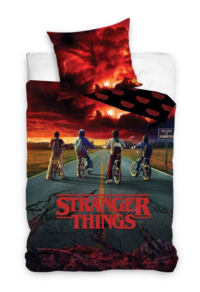 Stranger things Bettwäsche Stranger Things Bettwäsche 135 x 200 cm von Stranger things