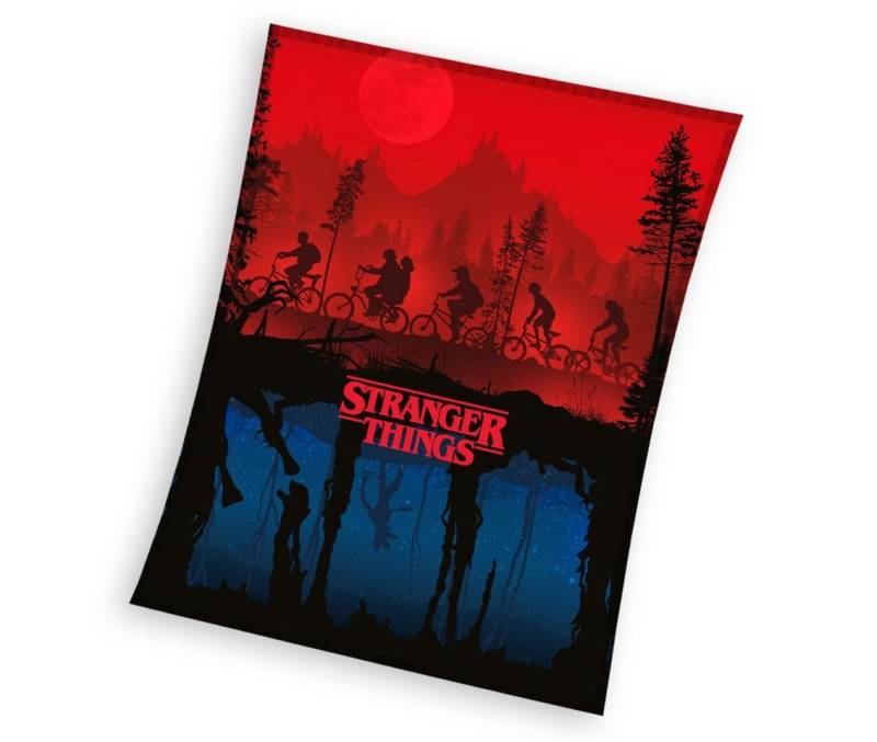 Wohndecke Stranger Things Coral Fleecedecke Kuscheldecke 150 x 200 cm, Stranger things von Stranger things