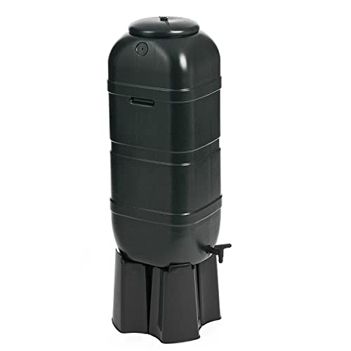 Strata Regentonnen-Set, 4-teiliger Standfuß und Regensammler, 100 L, Schwarz, 36 x 32 x 96 cm Strata Regentonnen-Set, 4-teiliger Standfuß und Regensammler, 100 L, Schwarz, 36 x 32 x 96 cm von Strata