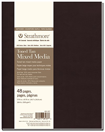 Strathmore Art Journal, weicher Einband, 7,75 x 9,75, getöntes Hellbraun von Strathmore