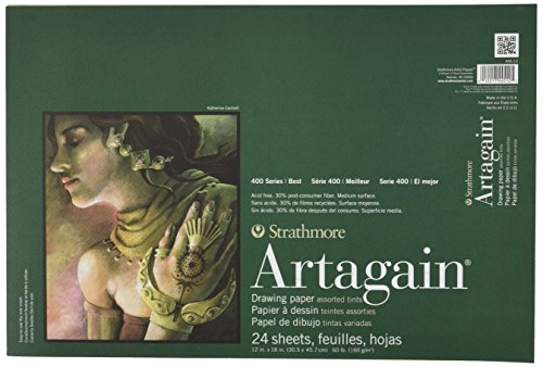 Strathmore (445-12 400 Series Artagain Block, Papier, 12"X18", 24 von Strathmore