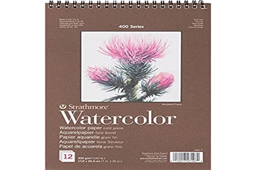 Strathmore 400 Series Watercolour Pad (7 x 10) Strathmore 400 Series Watercolour Pad (7 x 10) 12 Blatt von Strathmore