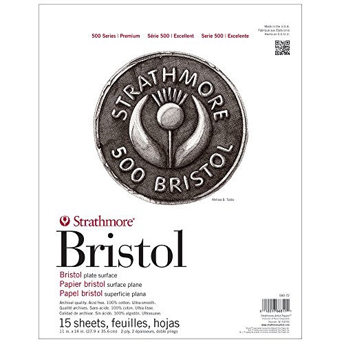 Strathmore 500 Bristol 2ply Platte 11X14 Pad von Strathmore